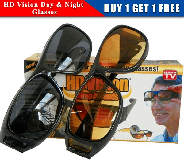 HD Vision Day & Night Glasses Buy 1 Get 1