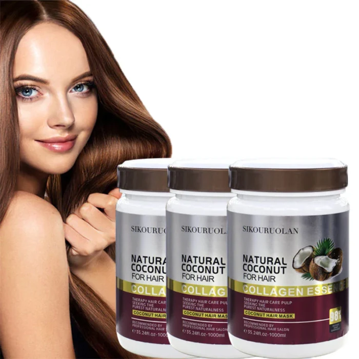COCONUT OIL HAIR MASK SOFTENS SILKY AND SMOOTH