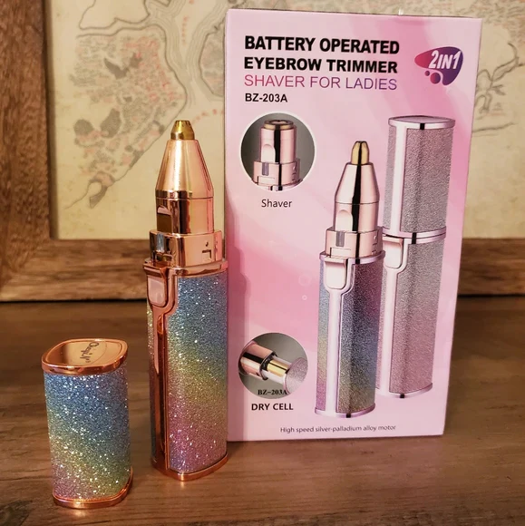 2 IN 1 ELECTRIC EYEBROW TRIMMER