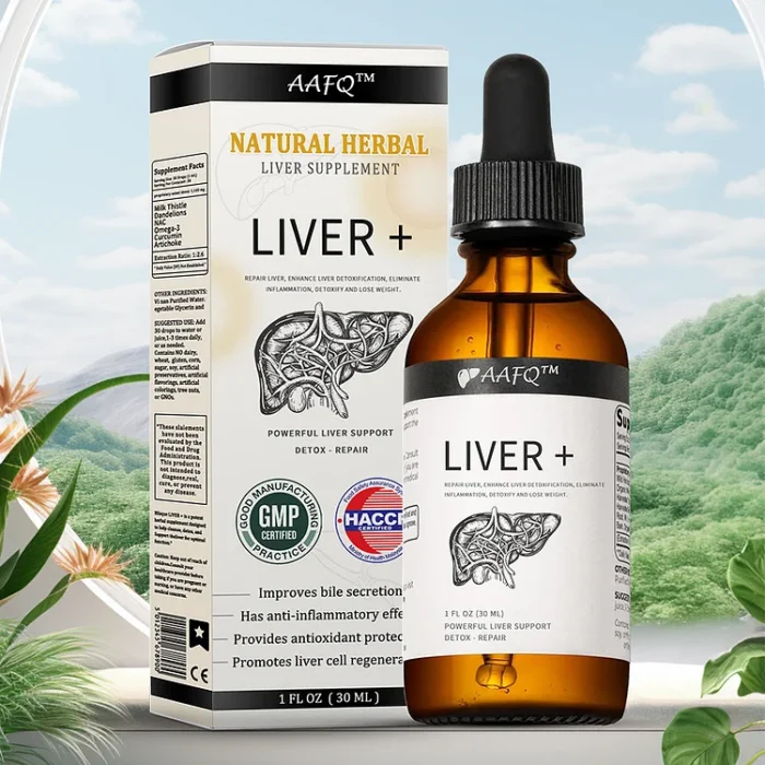 AAFQ™ Natural Herbal Liver Supplement – Powerful Liver Support – Detox & Repair – Herbal Supplements