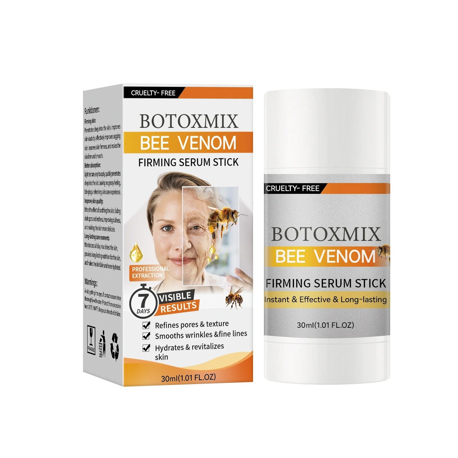 Botoxmix Bee Firming Essence Bar, Anti-Aging Facial Essence