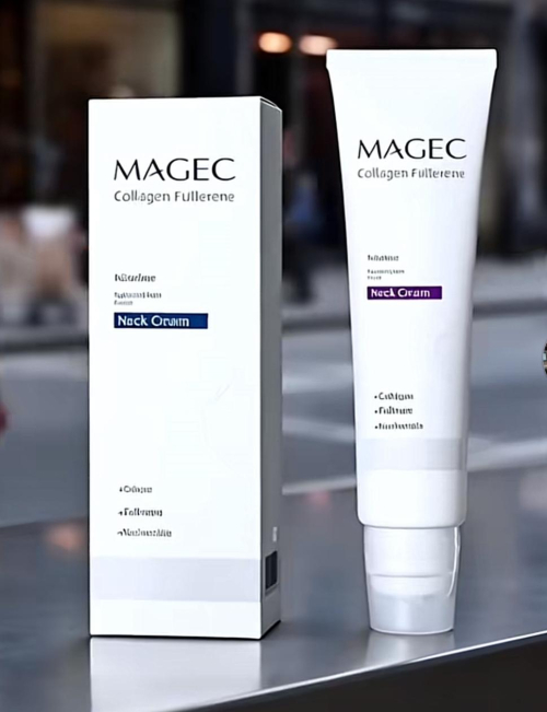 Magec Collagen Fullerene Neck Cream - Tightening & Anti-Wrinkle Formula