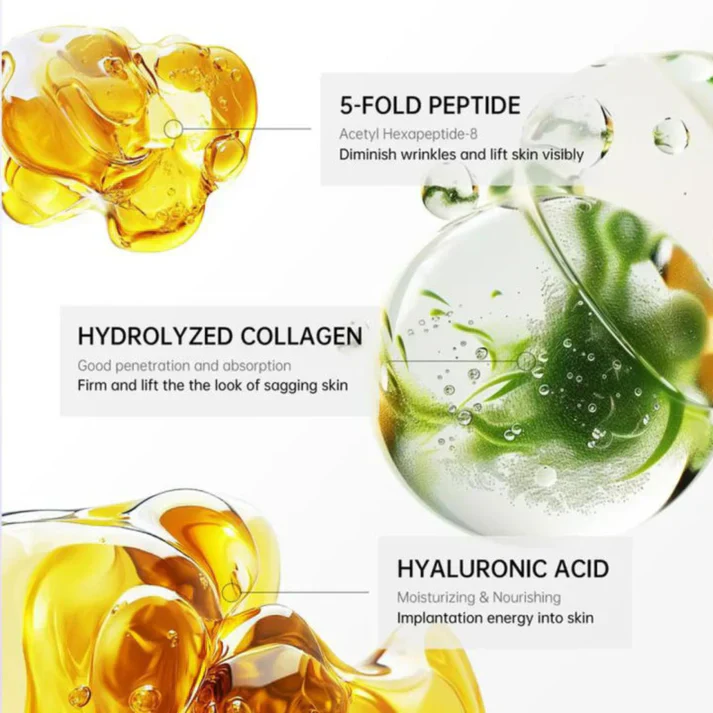 Magec Collagen Fullerene Neck Cream - Tightening & Anti-Wrinkle Formula - Image 8