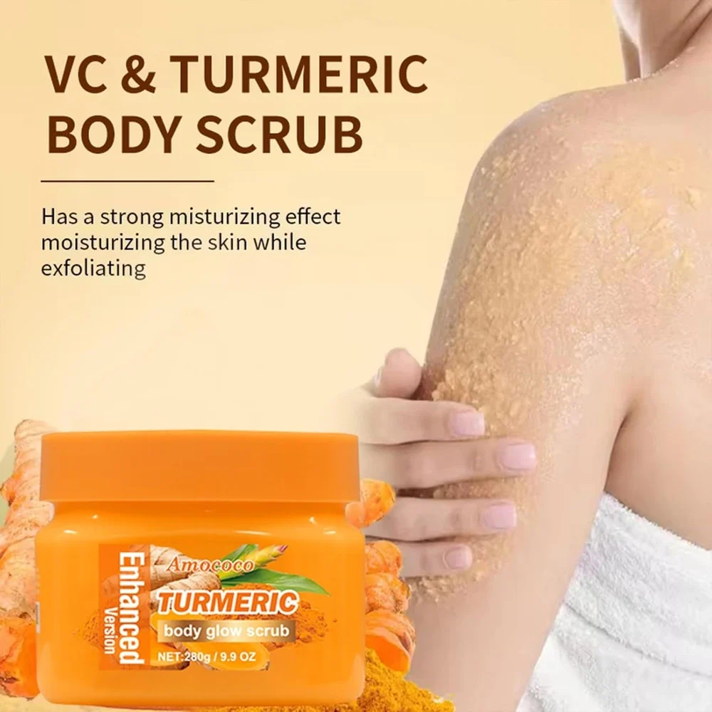 Amococo Turmeric Exfoliating Body Scrub - Image 9