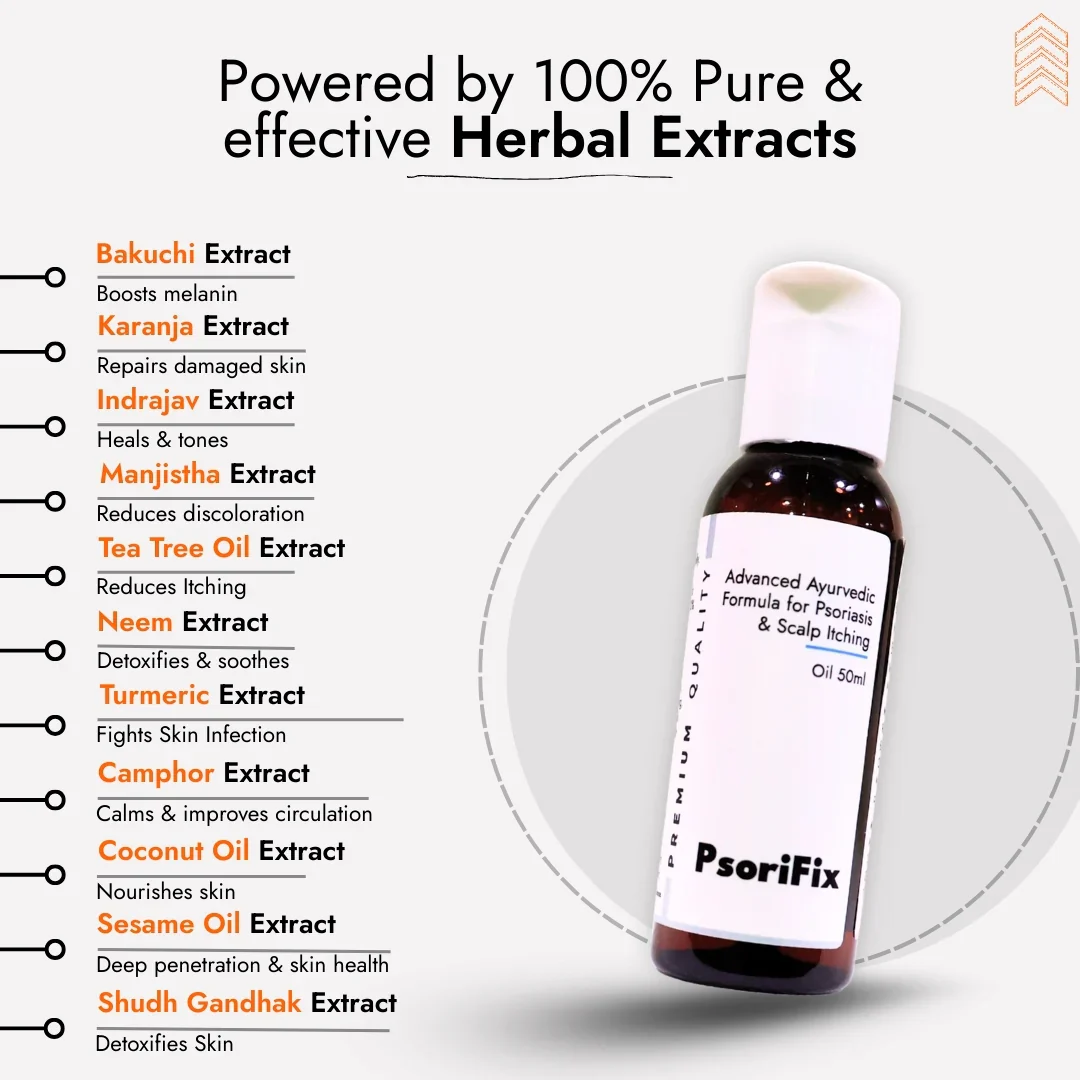 Natural Oil for Psoriasis & itching (for Day Use) - Image 9