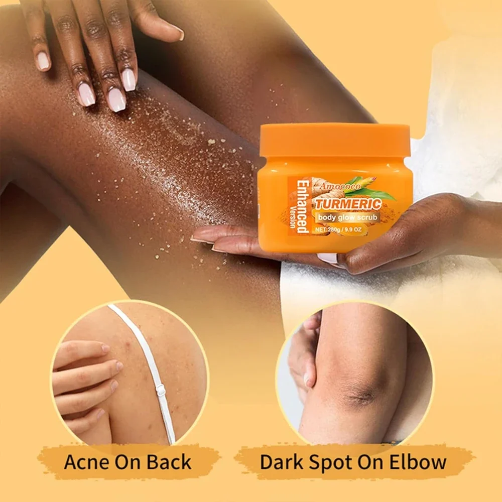 Amococo Turmeric Exfoliating Body Scrub - Image 8