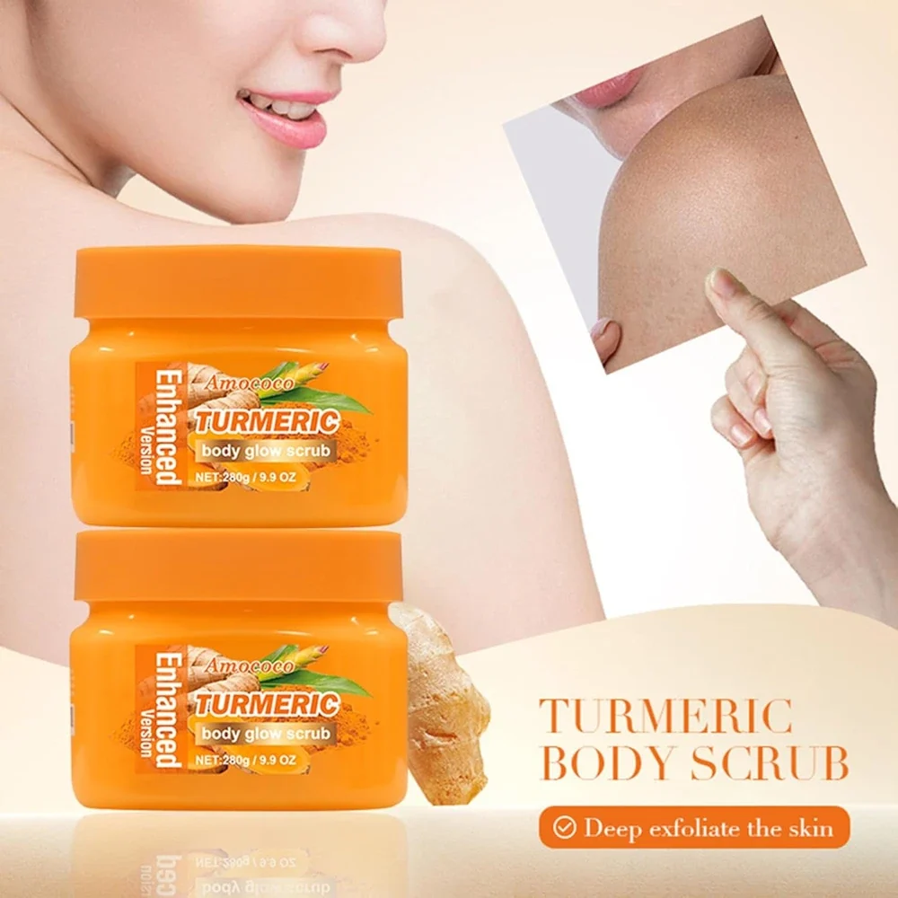 Amococo Turmeric Exfoliating Body Scrub - Image 6