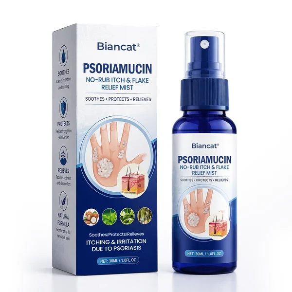 PsoriaMucin No-Rub Itch & Flake Relief Mist